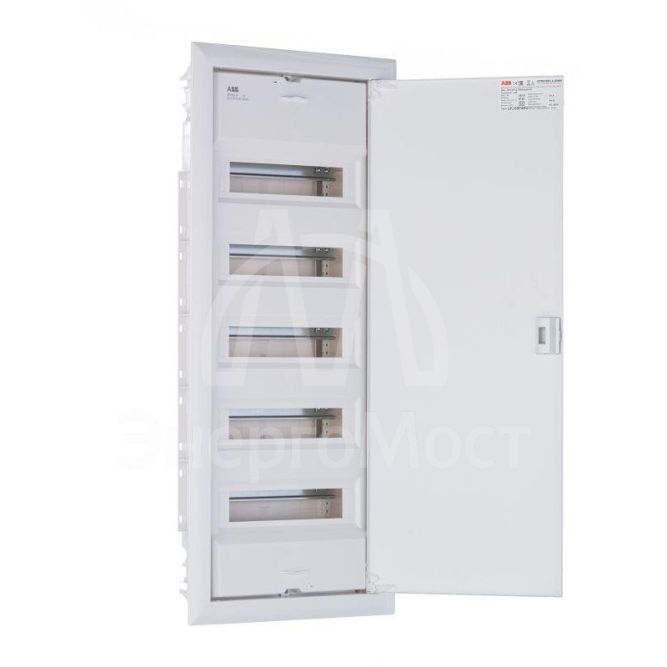 Шкаф внутреннего монтажа на 60М с самозажимными N/PE UK650P4RU ABB 2CPX077854R9999