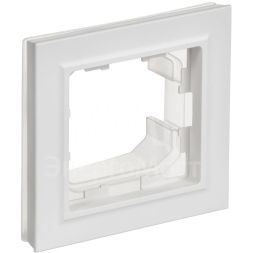Рамка 1-м BRITE РУ-1-БрАБ-44 IP44 арктич. бел. IEK BR-M12-44-K91