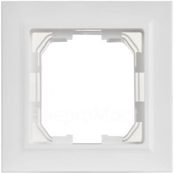 Рамка 1-м BRITE РУ-1-БрАБ-44 IP44 арктич. бел. IEK BR-M12-44-K91