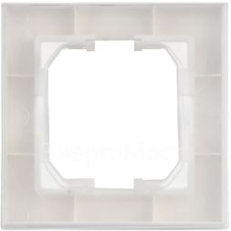 Рамка 1-м BRITE РУ-1-БрАБ-44 IP44 арктич. бел. IEK BR-M12-44-K91