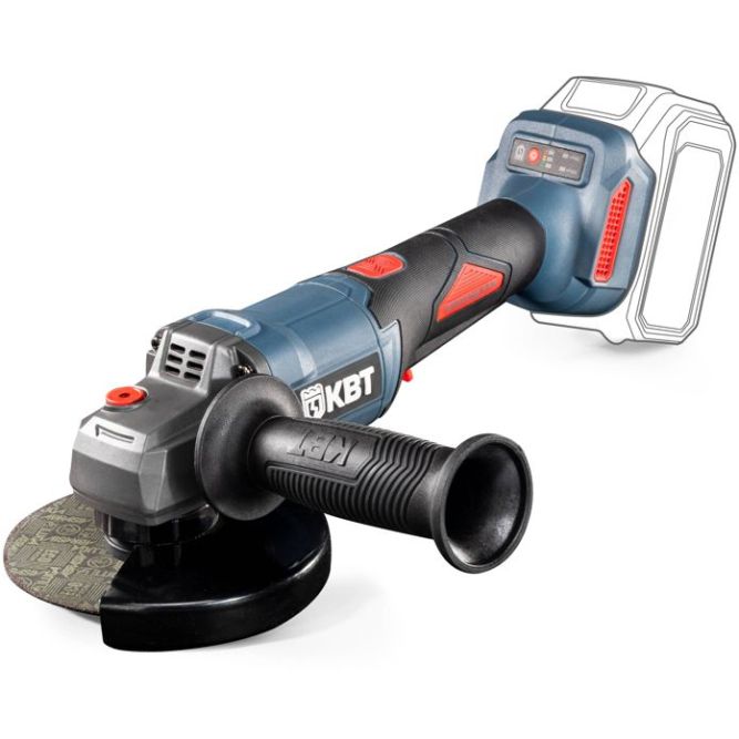 Машина шлифовальная угловая GB-20-125R (без АКБ и заряд. устр.) КВТ 104541