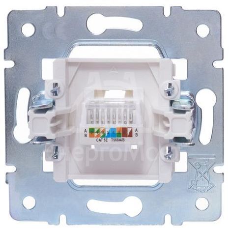 Розетка компьютерная 1-м СП Vesna механизм крем. LEZARD 742-0388-139