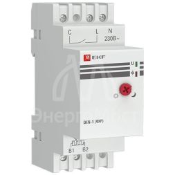 Фотореле с выносным датчиком DIN-1 (ФР) 2-100Лк 25А (3000Вт) EKF fr-din-1-25