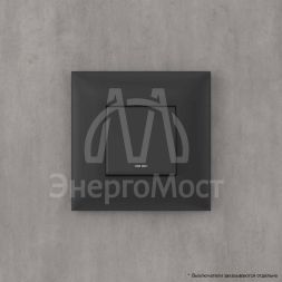 Рамка 1-м 2мод. Avanti &amp;quot;Черный матовый&amp;quot; DKC 4412902