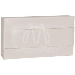 Щиток пластиковый навесной Practibox S 1х18 бел. дверь Leg 137606