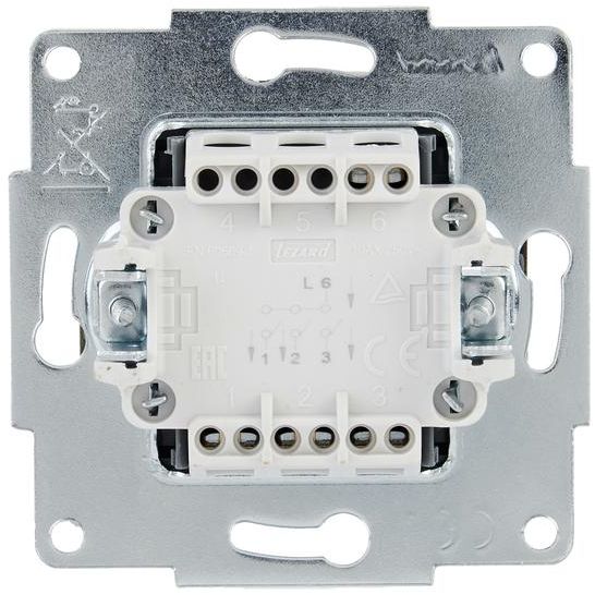 Выключатель тройной VESNA зол. LEZARD 742-3688-109