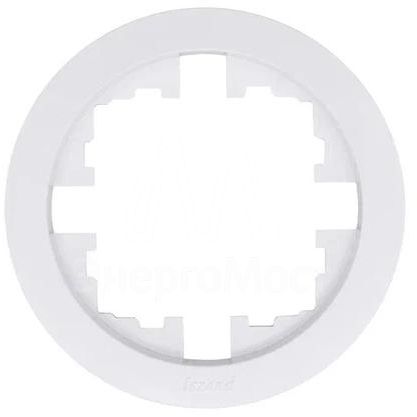 Рамка 1-м OSEN горизонт. круглая бел. LEZARD 744-0200-146