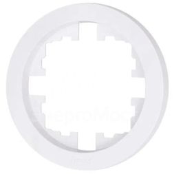Рамка 1-м OSEN горизонт. круглая бел. LEZARD 744-0200-146