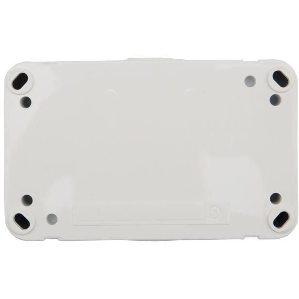 Блок ОП 2 розетки горизонт. Mini OG с заземл. IP54 бел. Kranz KR-78-0606