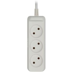 Удлинитель 3х7м без заземл. 10А IP20 U-3-7m-2х1 ПВС 2х1 Эра Б0028357