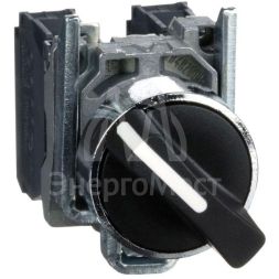 Переключатель 2-х поз. с фикс. 1НО+1Н3 SchE XB4BD25