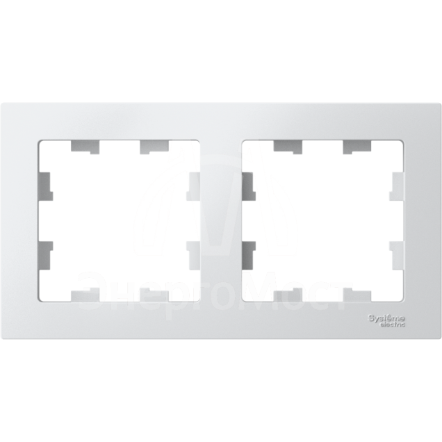 Рамка 2-м AtlasDesign универс. бел. SchE ATN000102