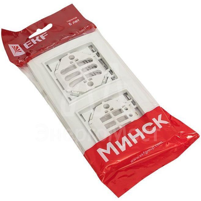 Рамка 2-м Минск горизонтальная бел. Basic EKF ERM-G-302-10