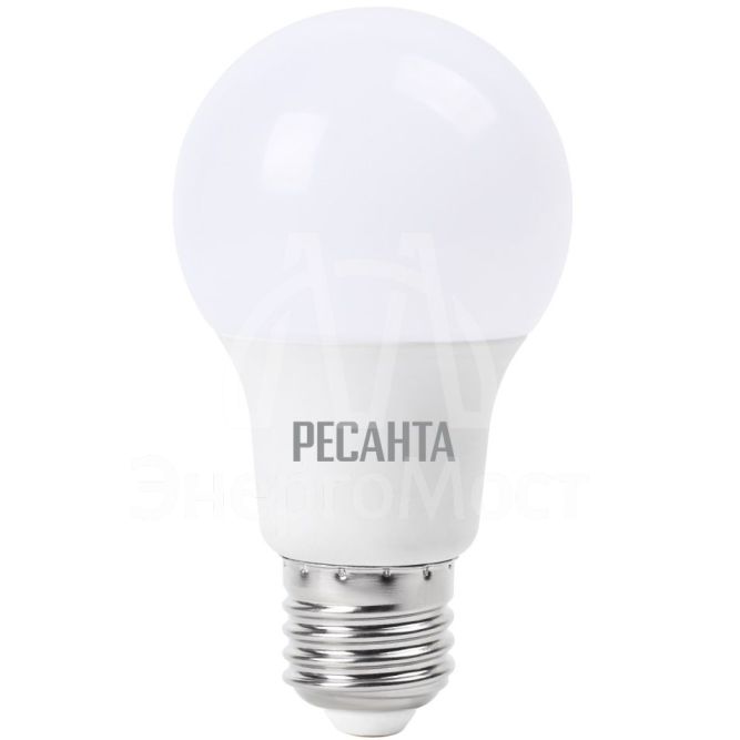 Лампа светодиодная РЕСАНТА LL-R-A60-7W-230-3K-E27