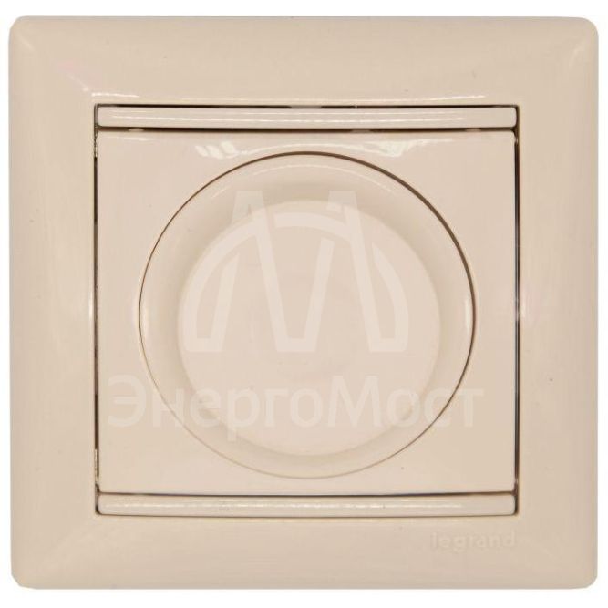 Светорегулятор поворотный универсальный Valena Classic 2-проводный 5-300Вт сл. кость Leg 774163