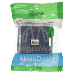 Механизм розетки компьютерной AtlasDesign RJ45 грифель SchE ATN000783