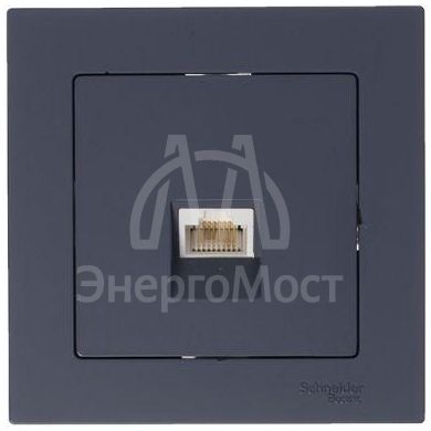 Механизм розетки компьютерной AtlasDesign RJ45 грифель SchE ATN000783