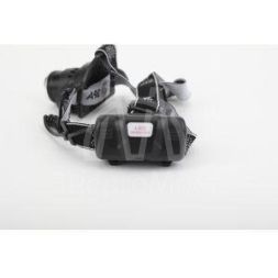 Фонарь аккумуляторный налобный GA-805 CREE 5Вт регулир. фокус литиевый аккум. 2.5А.ч алюм. USB пластик. (кор.) Эра Б0039625