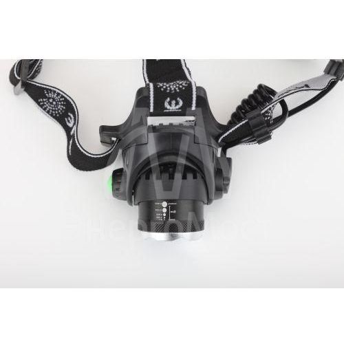 Фонарь аккумуляторный налобный GA-805 CREE 5Вт регулир. фокус литиевый аккум. 2.5А.ч алюм. USB пластик. (кор.) Эра Б0039625