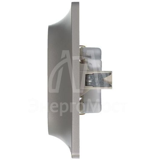 Розетка 2-м Glossa с заземл. в сборе платина SchE GSL001224