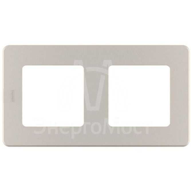 Рамка 2-м Inspiria шампань Leg 673948
