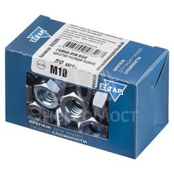 Гайка DIN934 шестигранная оцинк. М10 (уп.50шт) Tech-KREP 105249