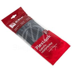 Хомут P6.6 4.6х180 FlexLock стандартный черн. (уп.100шт) PROxima EKF plc-fl-ctsb-4.6x180