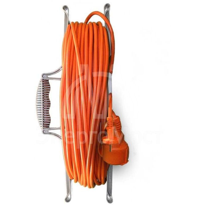 Удлинитель-шнур на рамке 1х10м без заземл. 6А IP44 УШ-6 ПВС 2х0.75 UNIVersal 9632014