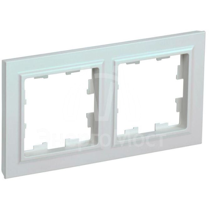 Рамка 2-м BRITE РУ-2-БрЖ жемчуж. IEK BR-M22-K36