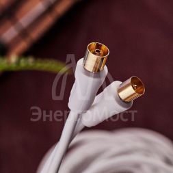 Шнур TV Plug - TV Jack 7м бел. Rexant 18-0006