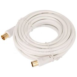 Шнур TV Plug - TV Jack 7м бел. Rexant 18-0006
