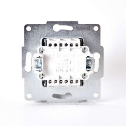 Механизм выключателя 3-кл. 1п СП Karina 10А IP20 мат. серебр. LEZARD 707-4388-109