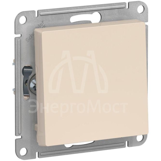 Механизм выключателя 1-кл. СП AtlasDesign 10А IP20 (сх. 1) 10AX беж. SchE ATN000211