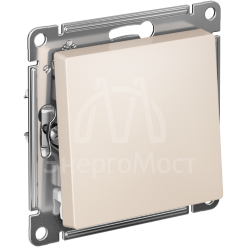 Механизм выключателя 1-кл. СП AtlasDesign 10А IP20 (сх. 1) 10AX беж. SchE ATN000211