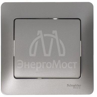 Механизм переключателя 1-кл. СП Glossa 10А IP20 (сх. 6) 10AX платина SchE GSL001261