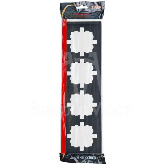 Рамка 4-мест. горизонт. ZIMA черн. бархат LEZARD 704-4200-149