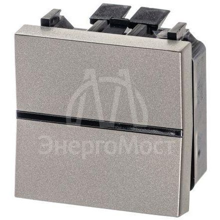 Механизм переключателя проходного 1-кл. 2мод. СП Zenit 16А IP20 с клавишей шампань ABB 2CLA221000N1901