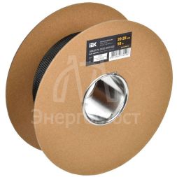 Оплетка кабельная 20-28мм полиэстер (уп.50м) черн. IEK UBS10-PL-2032-050-K02