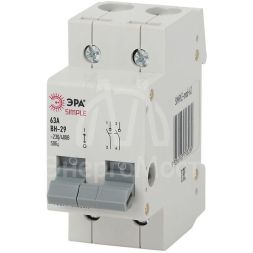 Выключатель нагрузки 2п 63А ВН-29 SIMPLE-mod-62 ЭРА Б0039252