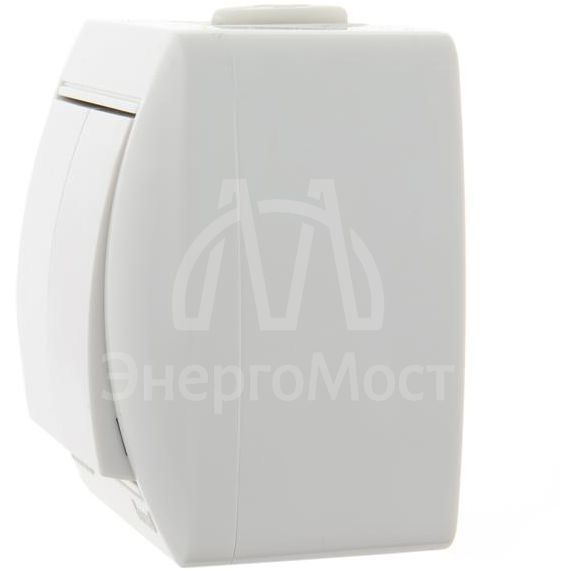 Выключатель 2-кл. ОП Ната 10А IP20 бел. LEZARD 710-0200-101