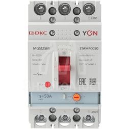 Выключатель автоматический MGS125 3P 40-50A 25kA YON MGS125M-3TAMF0050