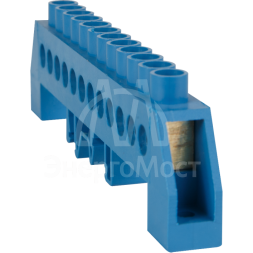 Шина нулевая в комбинированной изоляции OptiKit BB-F-PE-DIN-16-8х12 желт. КЭАЗ 277968