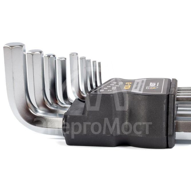 Набор шестигранных ключей с шаром КШ-9 КВТ 78368