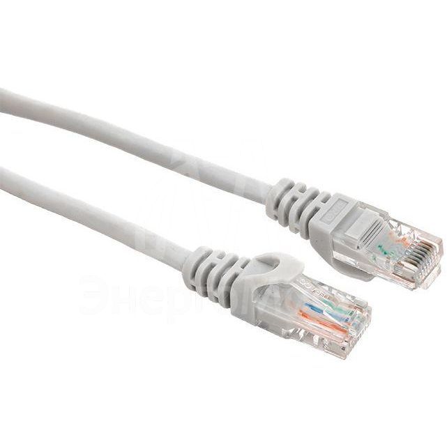 Патч-корд кат.5E UTP неэкранир. LSZH сер. 0.5м TERACOM PRO EKF TRP-5EUTP-LSH-05M-GY