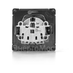 Розетка ArtGallery 16А IP20 с заземл. со шторками с крышкой быстрозажим. клем. механизм бел. SE GAL000146S