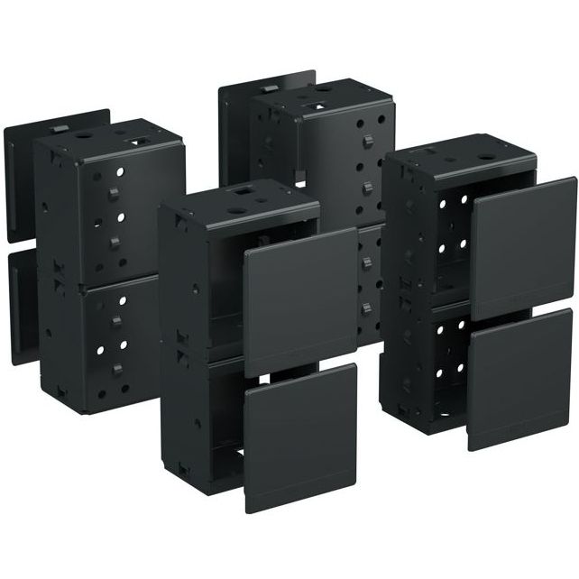 Комплект угловых элементов с пластиковыми заглушками В=200мм (уп.4шт) DKC R5NBP02B