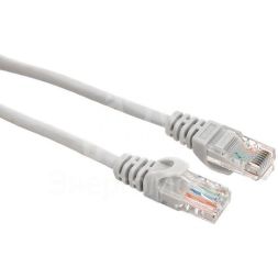 Патч-корд кат.5e (1Гбит/с) неэкранированный UTP оболочка PVC сер. (3м) TERACOM EKF TRC-5EUTP-PVC-3M-GY