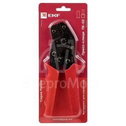 Пресс-клещи ПК-02 (0.25-6.0кв.мм НШвИ НШв) Master EKF pk-02-mas