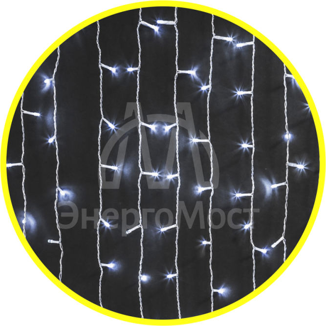 Гирлянда 61 865 NGF-C01-357CW-8-2x1.5m-230-TR-IP20 Navigator 61865