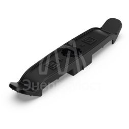 Держатель плоского кабеля двусторонний для прямого монтажа на 4 места (уп.20шт) черн. Промрукав PR13.0439